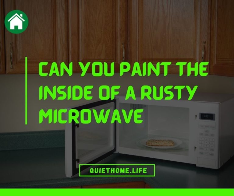 Can You Paint The Inside Of A Rusty Microwave 768x644 